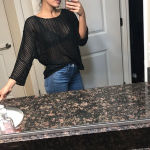 Zara sheer top
